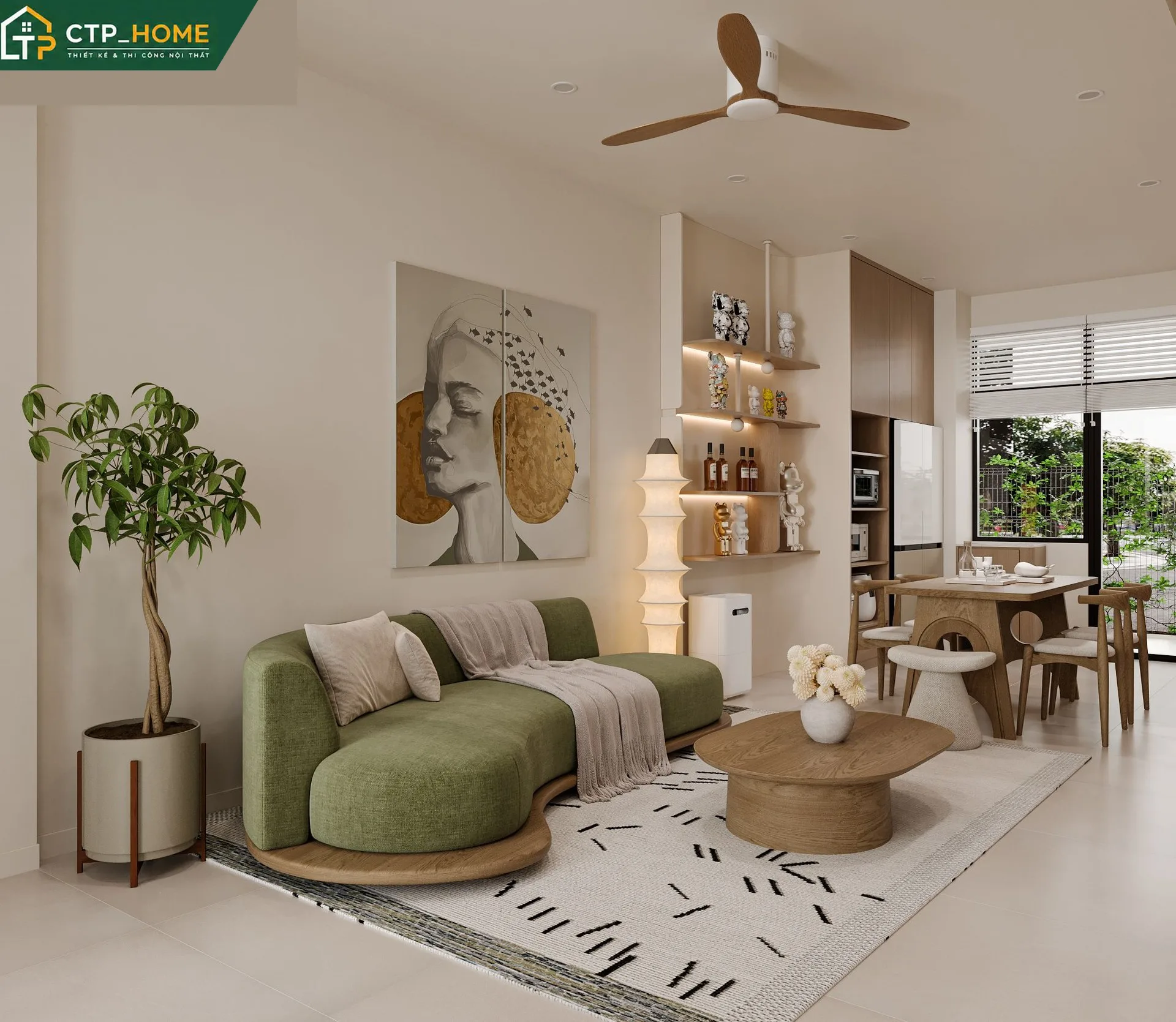 Thiết Kế Nội Thất Elite Life Tây Ninh 3 Tầng Hiện Đại – CTP_HOME