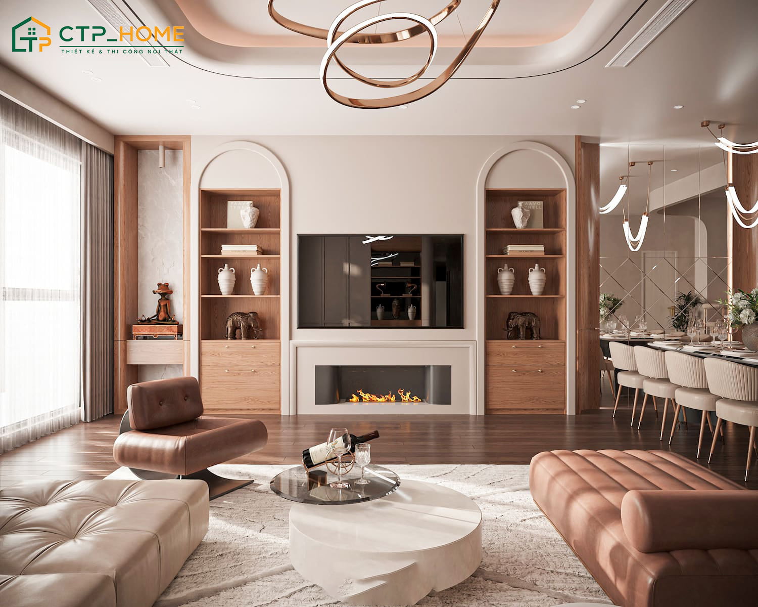 Diện tích 50m2 là khá phù hợp để giúp gia chủ thoải mái thể hiện gu thẩm mỹ của riêng mình