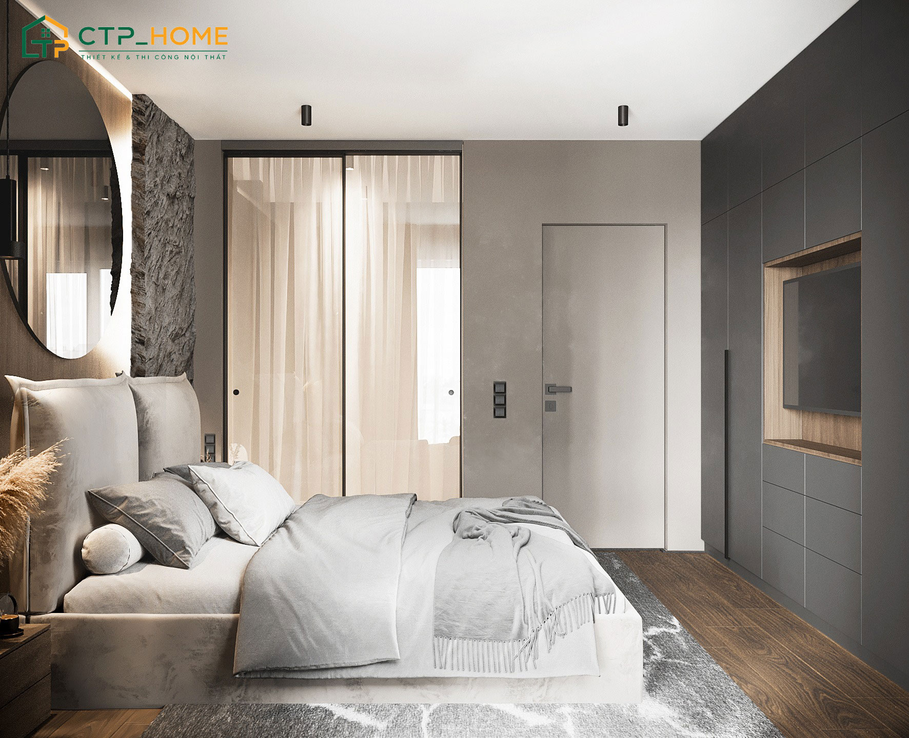 Bố trí nội thất phòng ngủ chung cư cao cấp sao cho phù hợp với diện tích