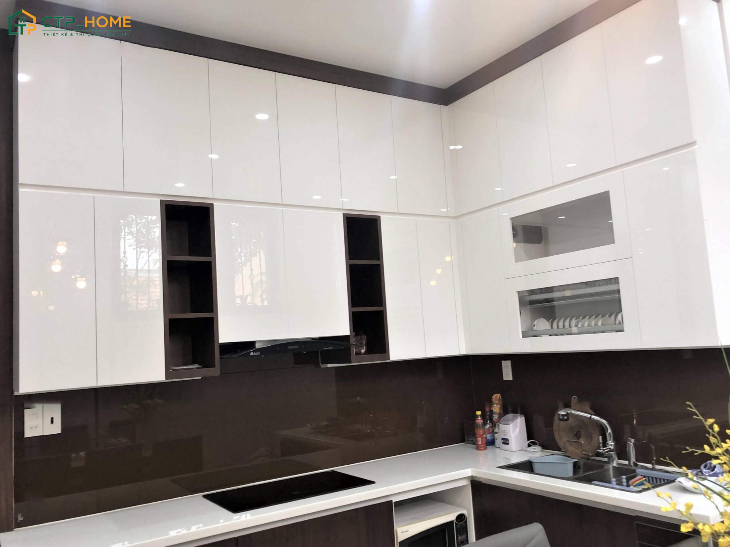 Dự án thi công nội thất nhà bếp của CTP Home được gia chủ đánh giá rất cao