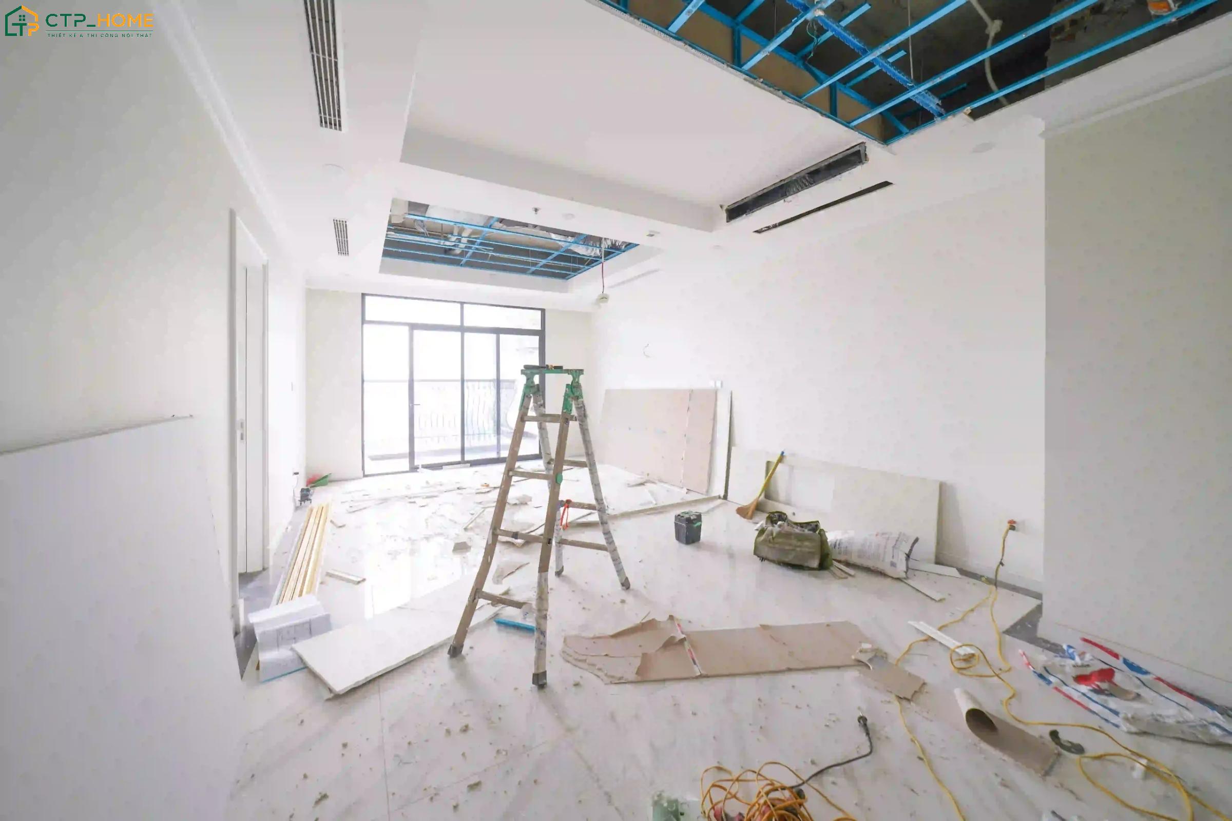 Đội ngũ CTP Home sẽ khảo sát thực tế và tư vấn phương án thi công phù hợp