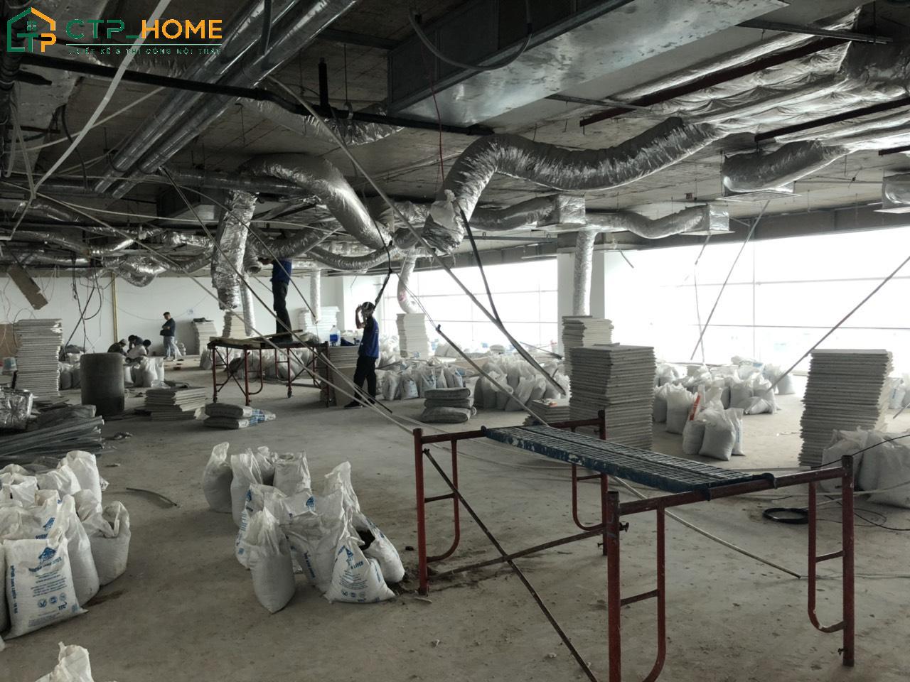 CTP Home hoàn thiện các hạng mục kỹ thuật trước khi lắp đặt nội thất văn phòng