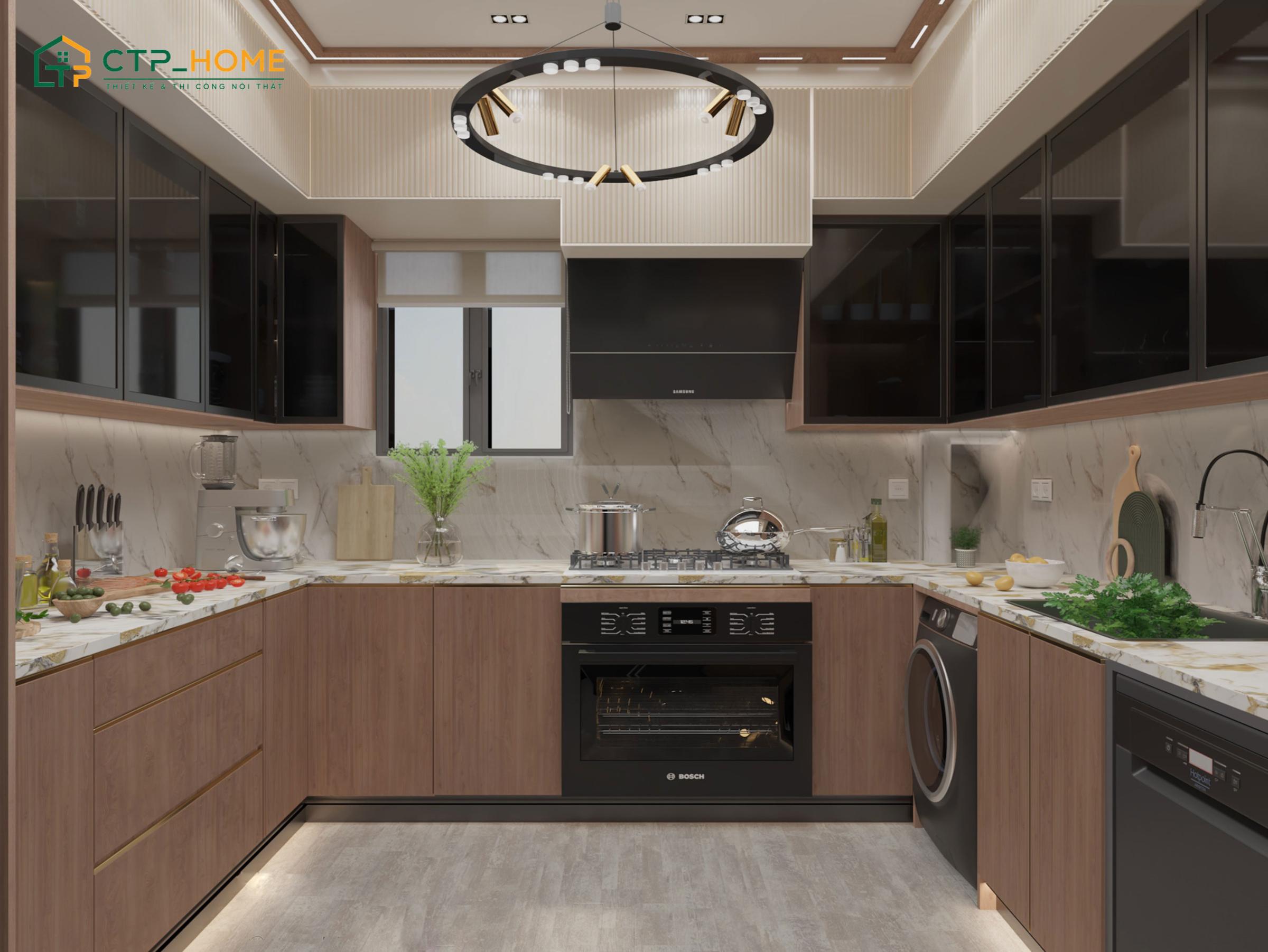 Dự án thiết kế phòng bếp chung cư cao cấp tại Quận 12, TP Hồ Chí Minh