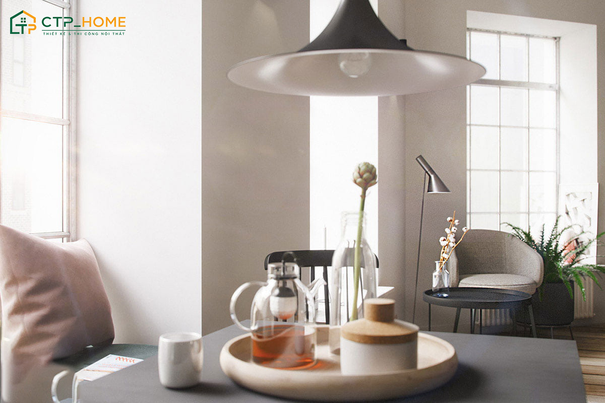 Decor căn hộ Studio tối giản nhưng vô cùng thu hút nhờ cách bố trí hiện đại