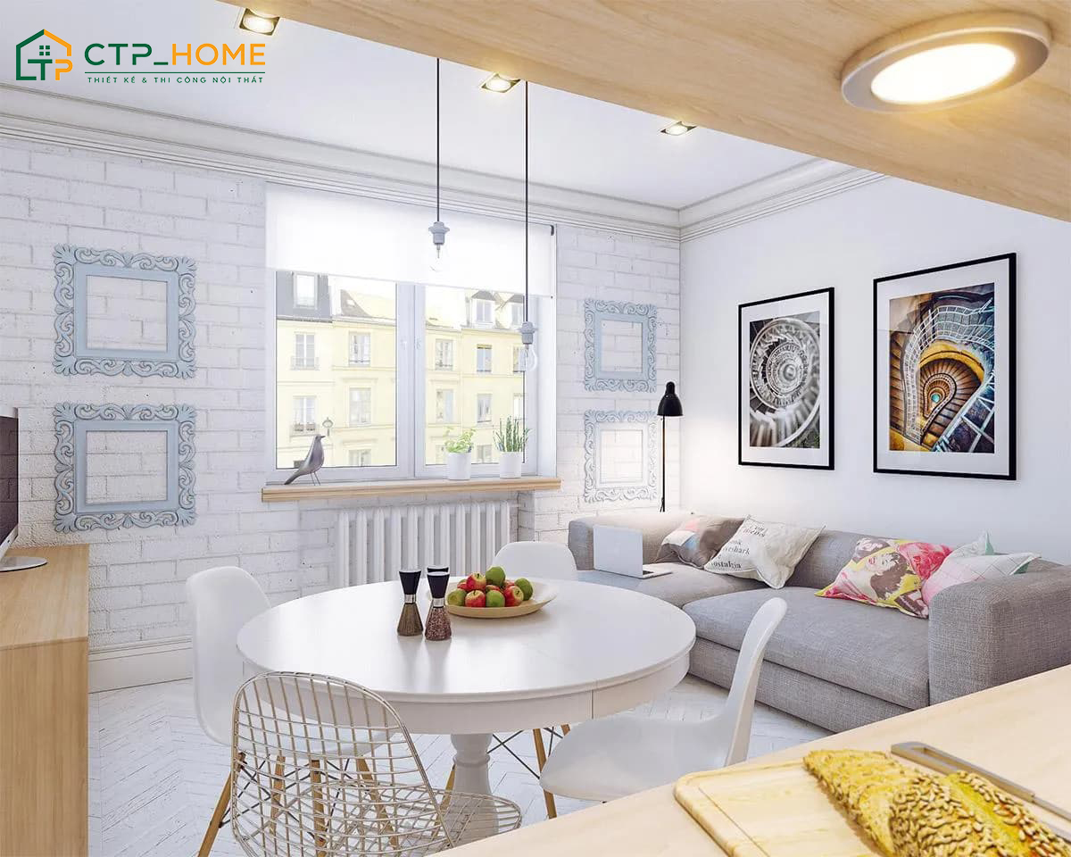 Nên tận dụng tối đa ánh sáng tự nhiên cho căn hộ Studio