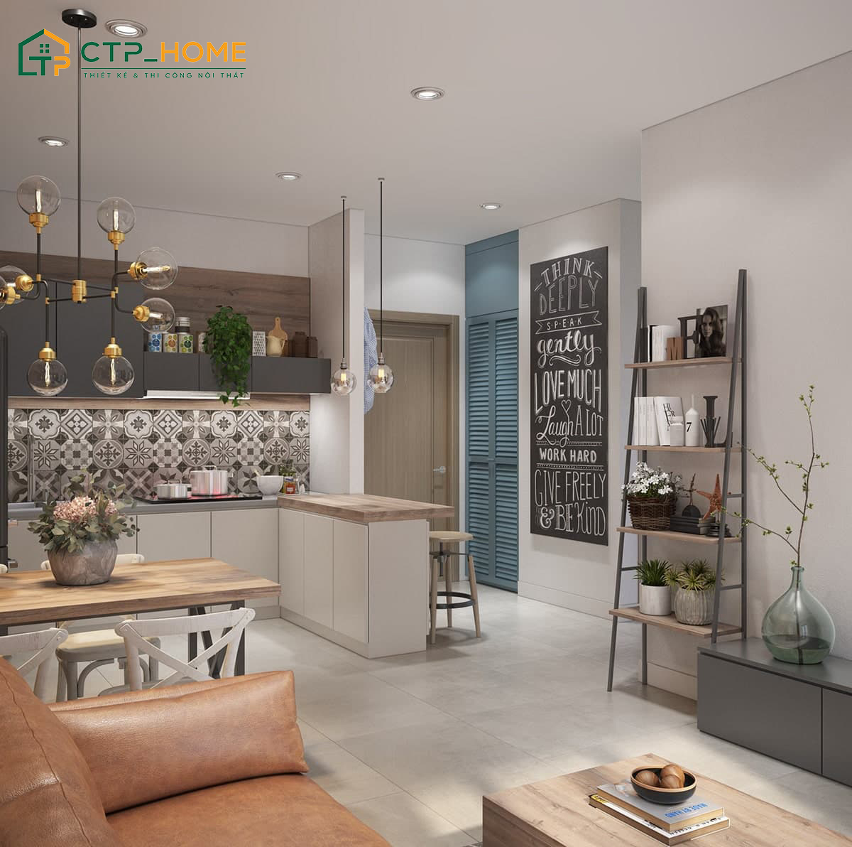 CTP Home là đơn vị thiết kế nội thất căn hộ Studio có độ uy tín cao trên thị trường hiện nay