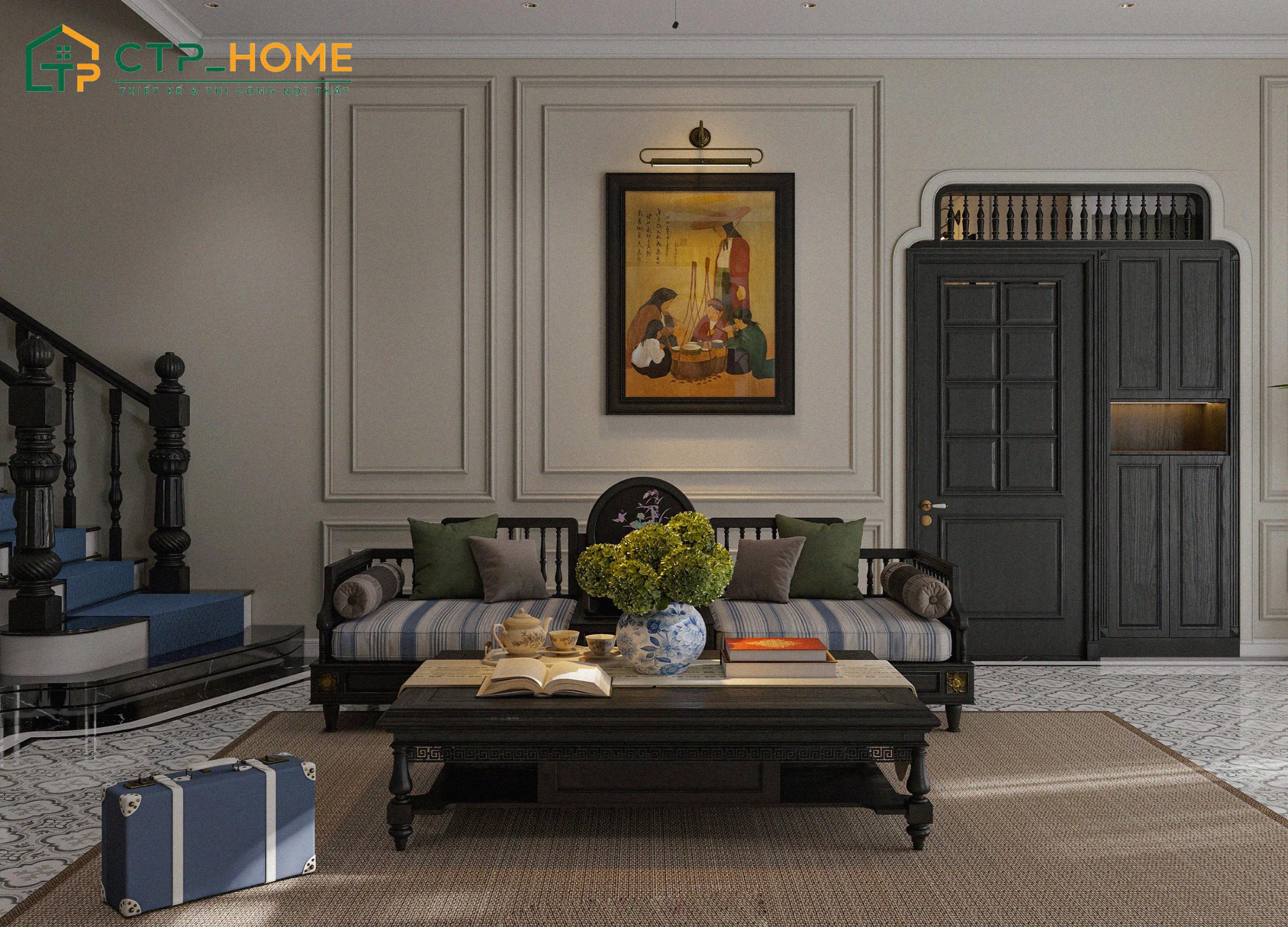 Phong cách thiết kế nội thất Indochine là sự kết hợp giữa nét Á Đông truyền thống và vẻ đẹp sang trọng của kiến trúc Pháp