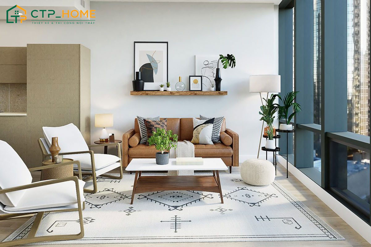 Thiết kế nội thất với ánh sáng được bố trí hợp lý sẽ giúp không gian trở nên thông thoáng hơn