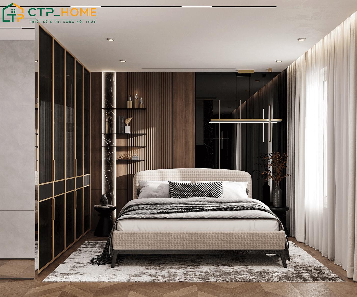Mẫu thiết kế nội thất căn hộ 1 phòng ngủ hiện đại với với các sản phẩm nội thất thông minh