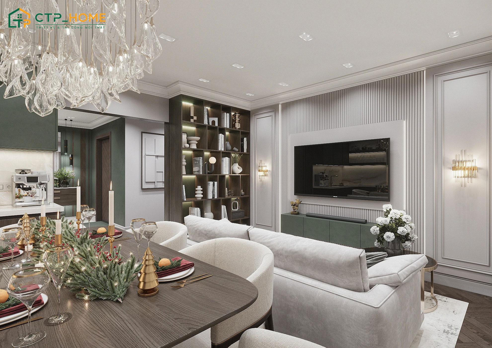 Mẫu thiết kế chung cư 2 ngủ với nội thất không cần quá đắt tiền nhưng cần đáp ứng đủ nhu cầu sử dụng