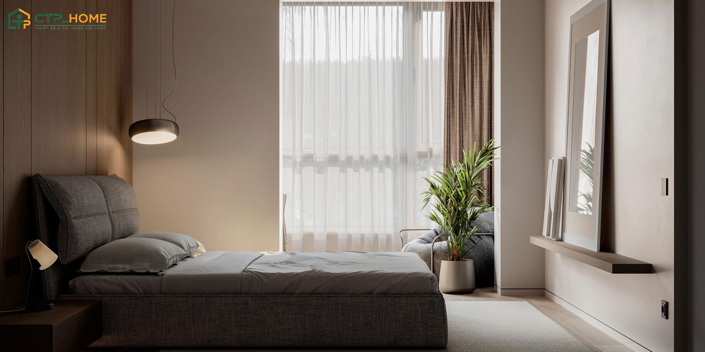 Mẫu thiết kế chung cư 2 phòng ngủ đẹp hiện đại sẽ tập chung vào các nhu cầu sử dụng cơ bản