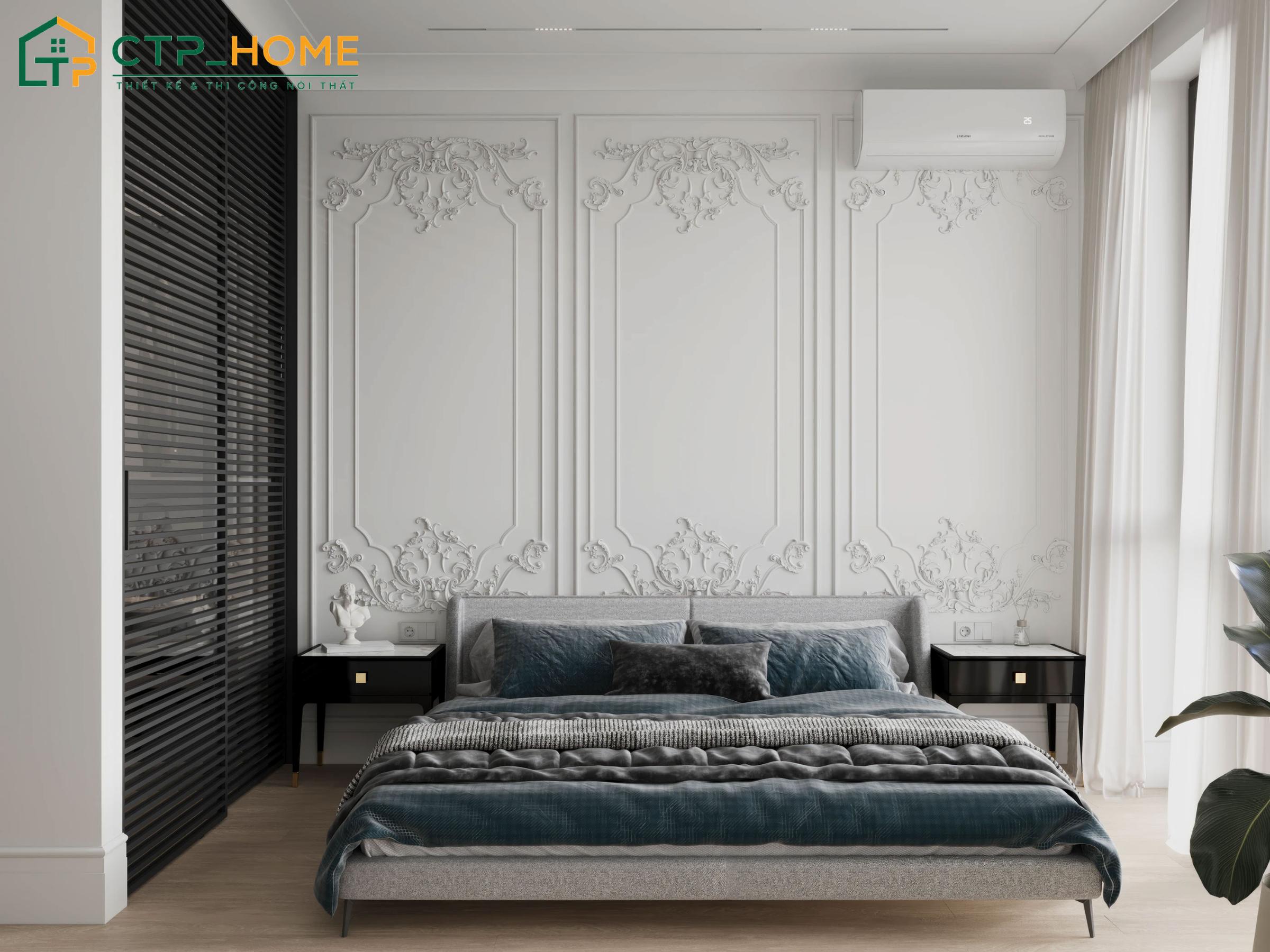 Mẫu thiết kế nội thất chung cư 2 phòng ngủ tiện nghi giúp nâng cao trải nghiệm sử dụng