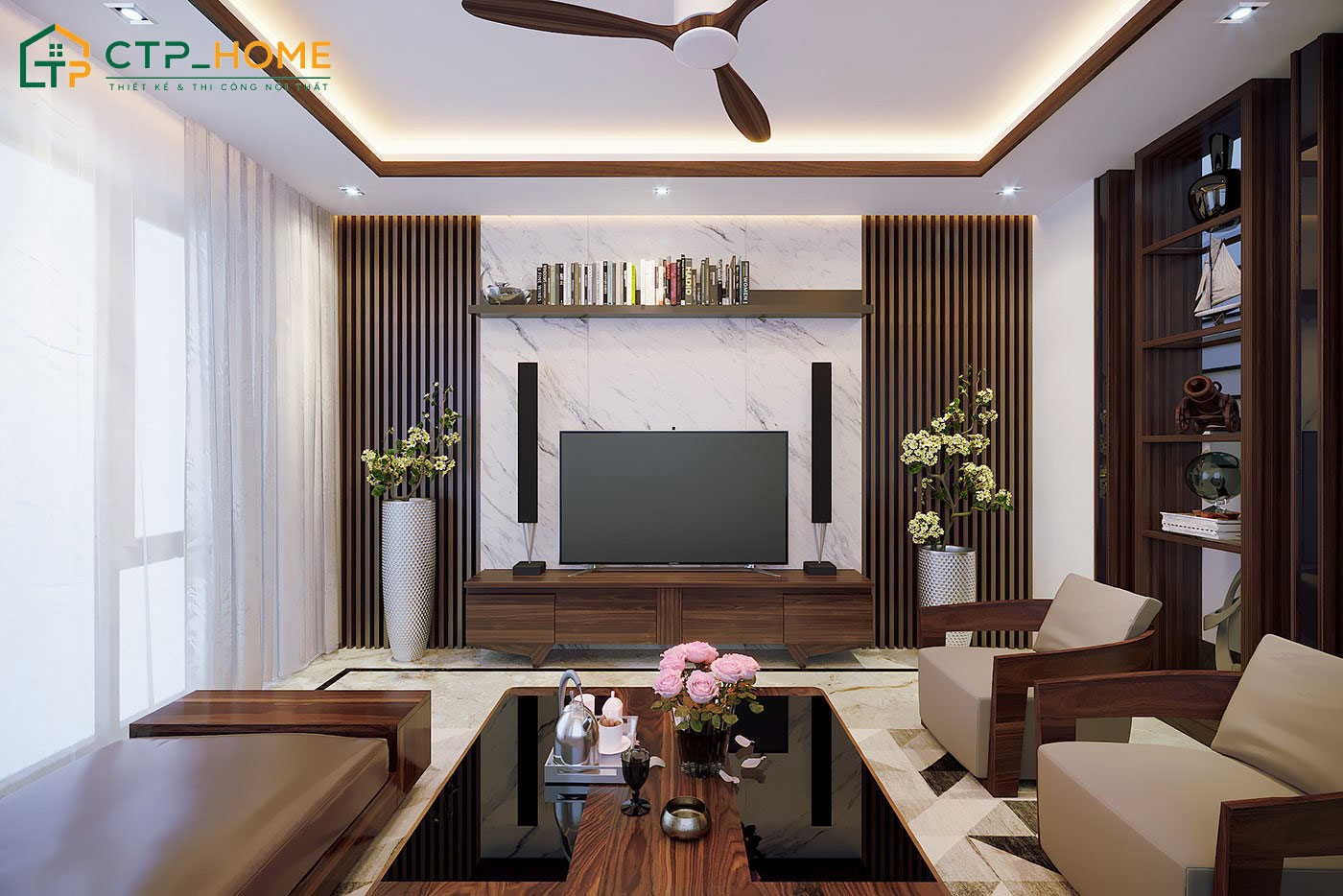 Decor căn hộ 2 phòng ngủ với nội thất đa năng sẽ giúp không gian trở nên gọn gàng hơn