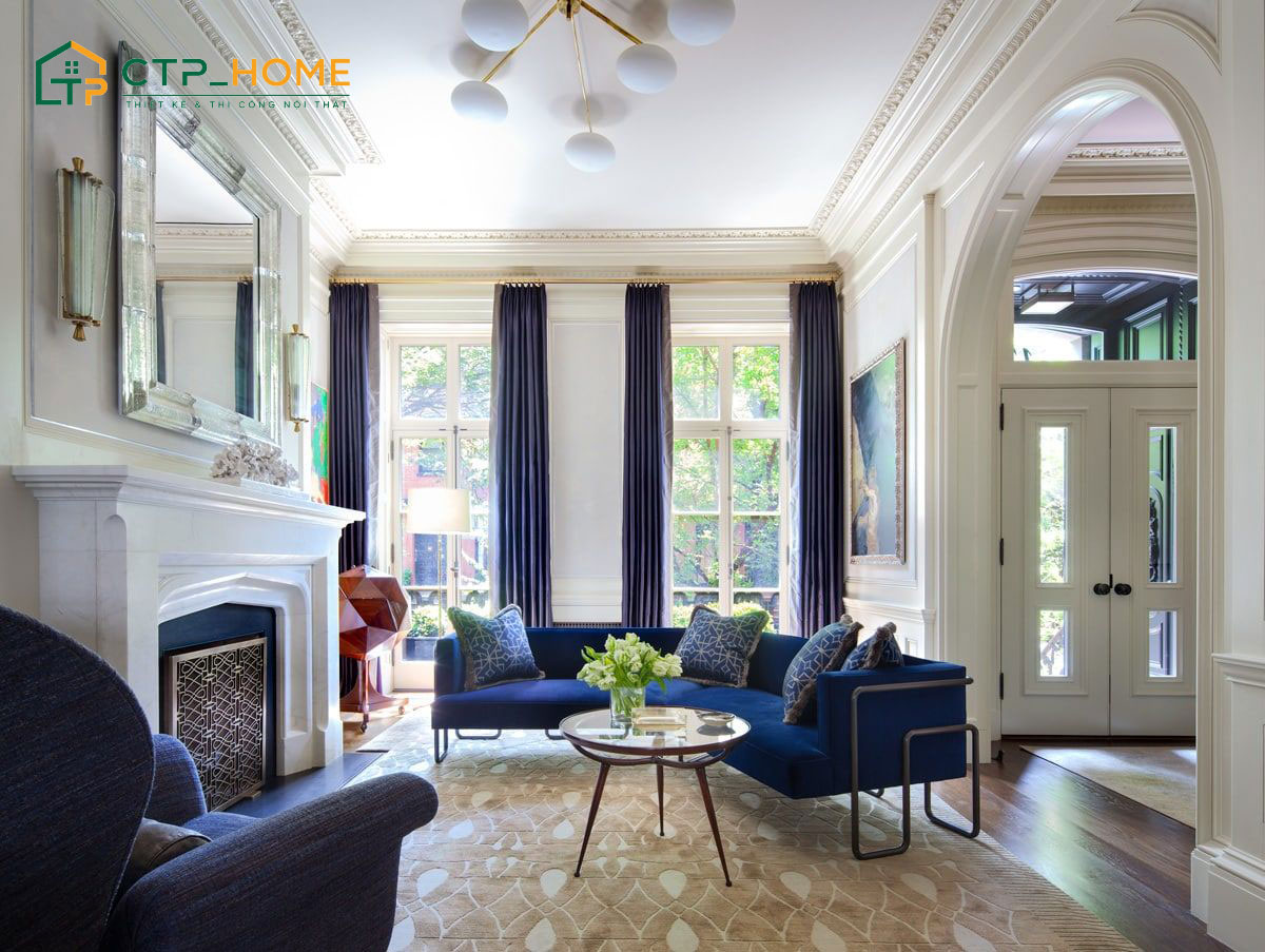 Khi thiết kế nội thất cho nhà phố phải đảm bảo hướng cửa phù hợp với mệnh của gia chủ