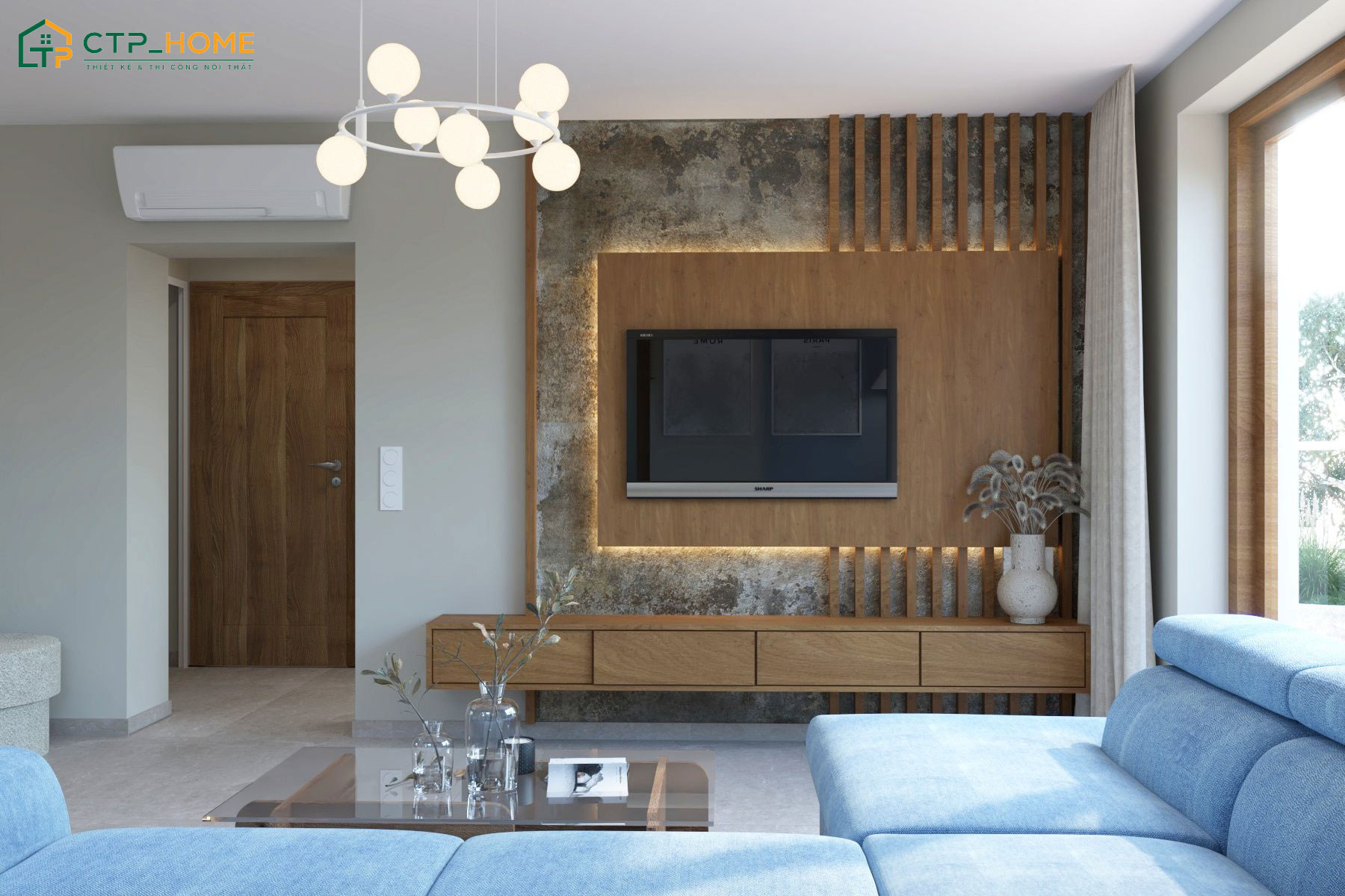 CTP Home luôn là đơn vị chuyên thiết kế nội thất cho nhà phố được hàng ngàn gia đình tin tưởng
