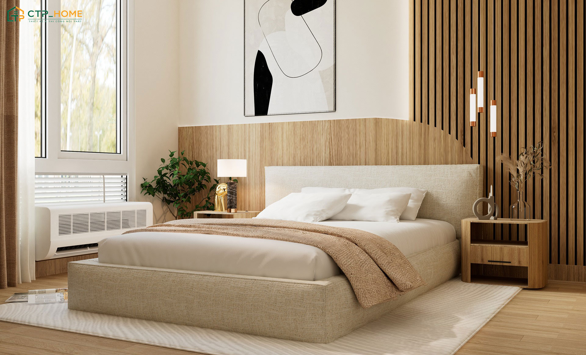 Các mẫu phòng ngủ đẹp hiện đại diện tích 9m2 đến 14m2 sẽ phù hợp với nhiều công trình khác nhau