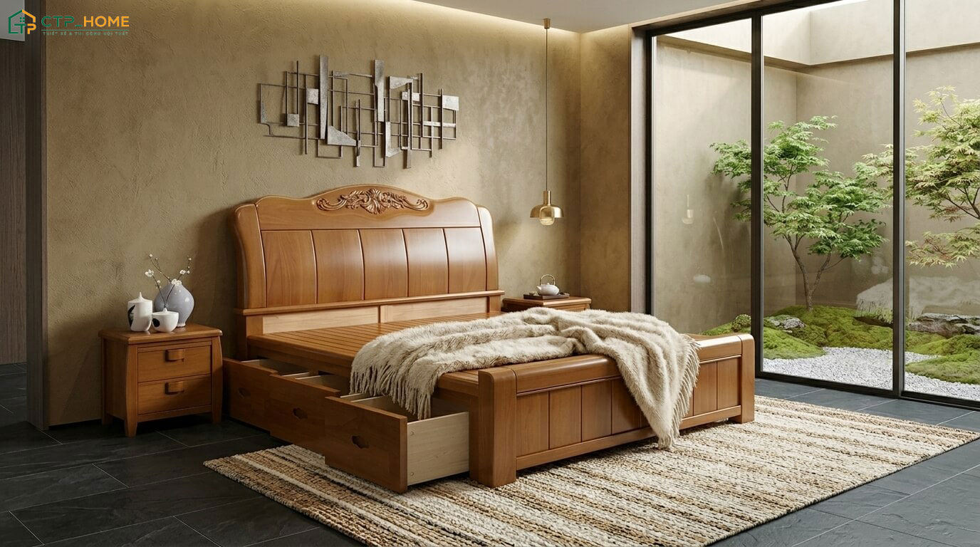 Sử dụng nội thất thông minh là giải pháp tối ưu giúp phòng ngủ của bạn thêm gọn gàng