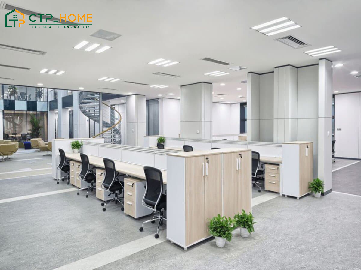 Thiết kế văn phòng cao cấp giúp năng cao hiệu suất làm việc của nhân viên