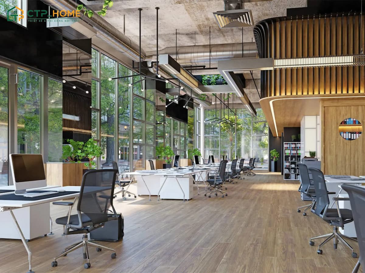 Mẫu thiết kế văn phòng đẹp giúp xây dựng thương hiệu cho doanh nghiệp