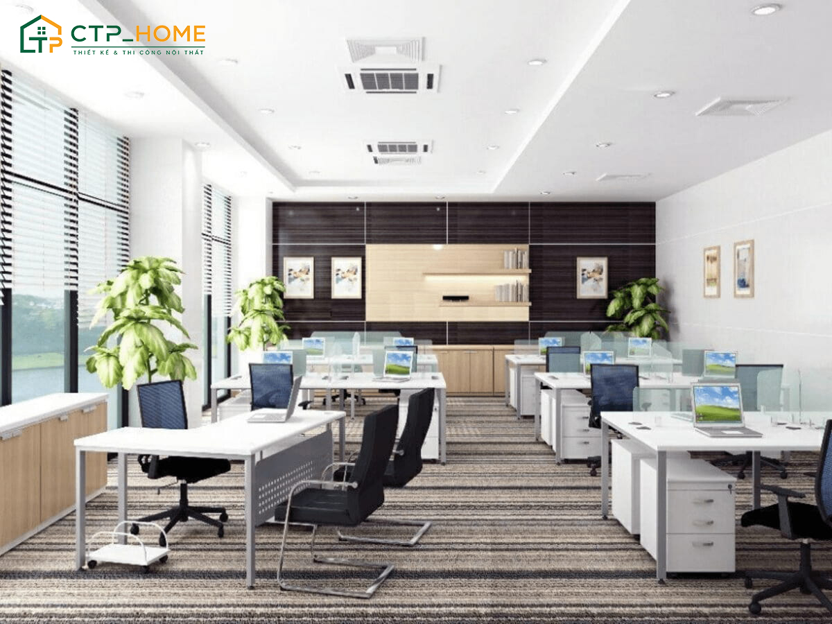 Cần có bố cục không gian phù hợp với diện tích của công ty