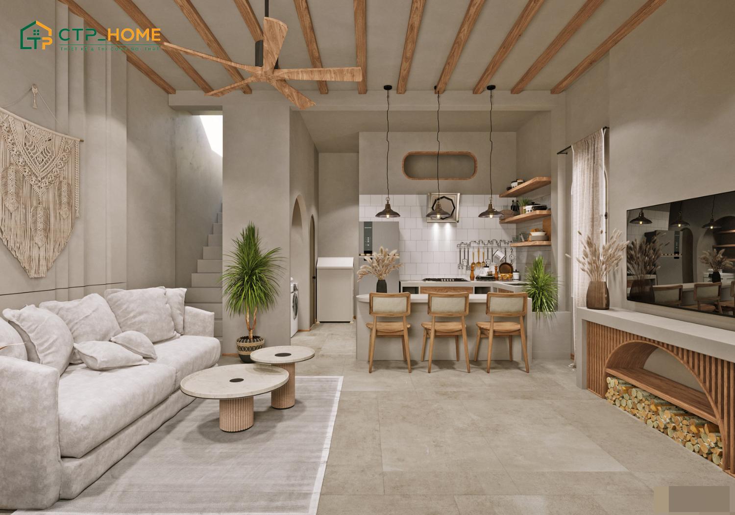 Thiết kế nội thất nhà phố