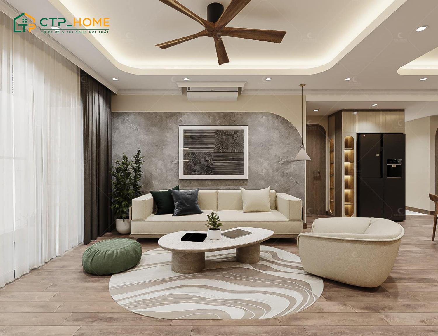 Thi công nội thất phòng khách