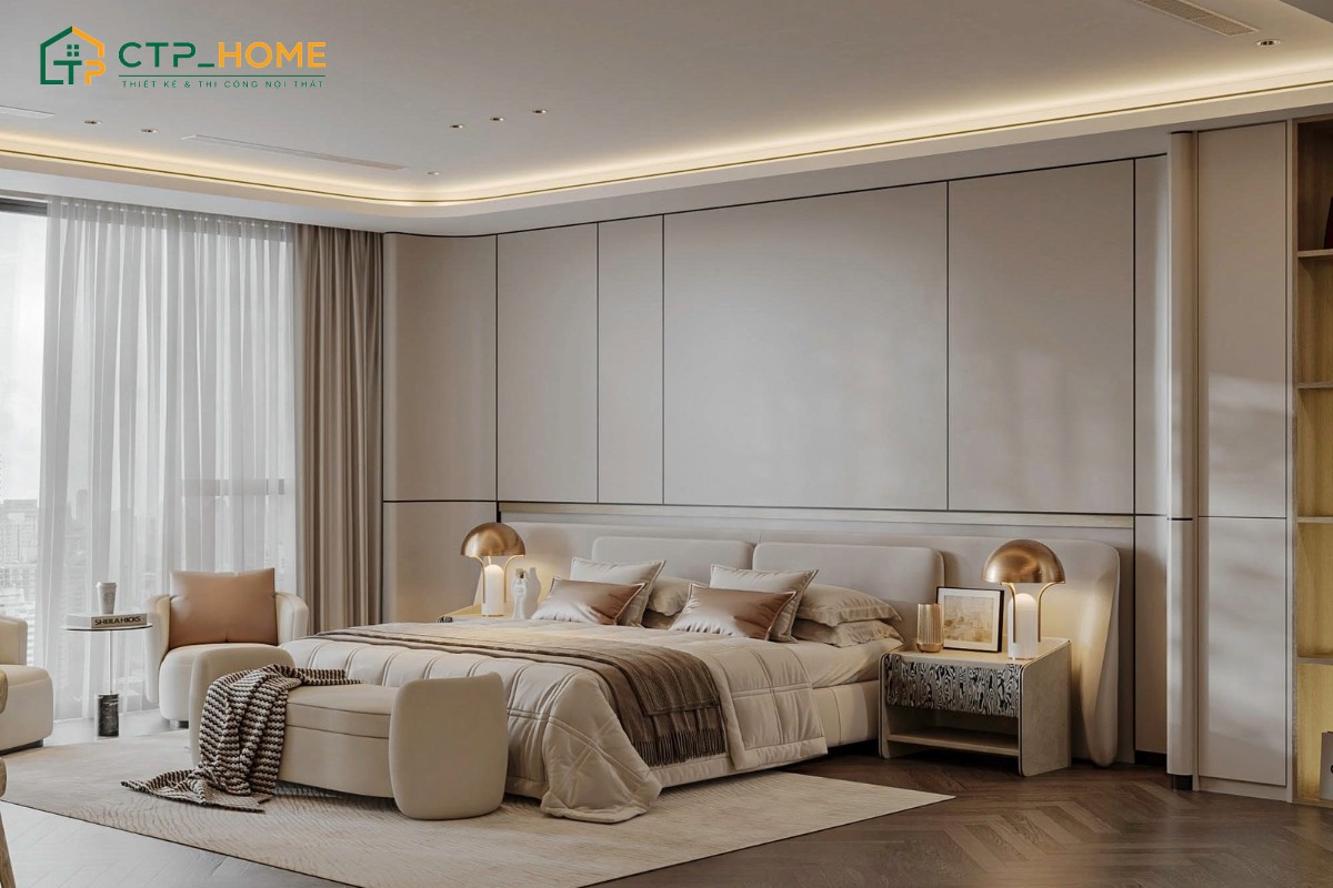 Dự án thiết kế, thi công nội thất phòng ngủ tại Quận Thủ Đức của Anh Vương