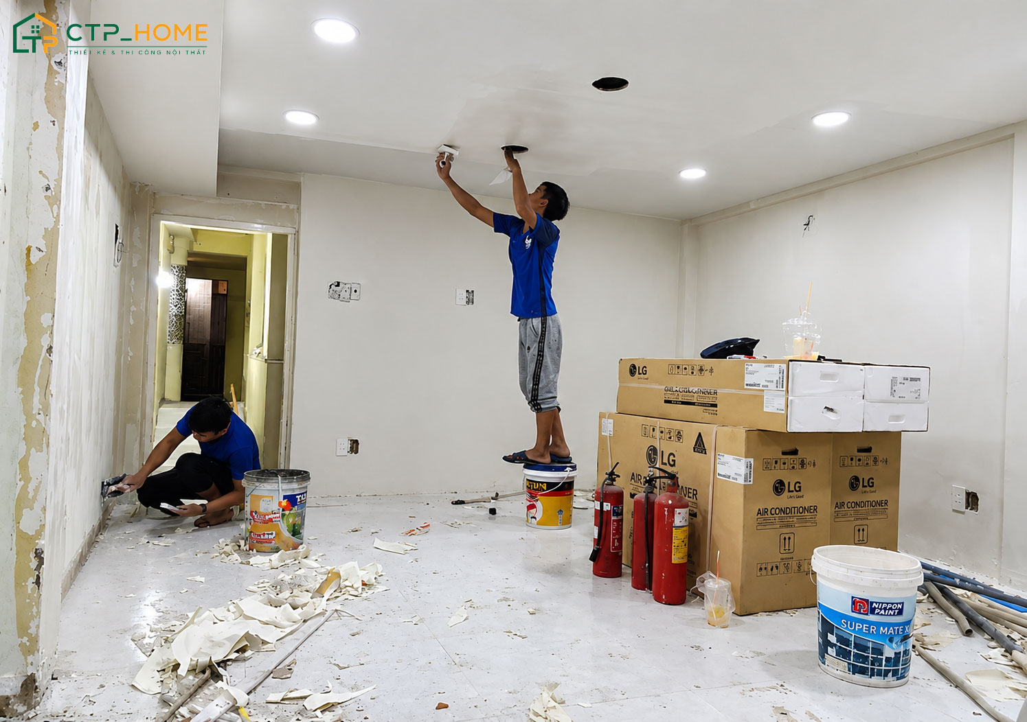 CTP Home chuyên thi công cải tạo phần thô cho căn hộ chung cư