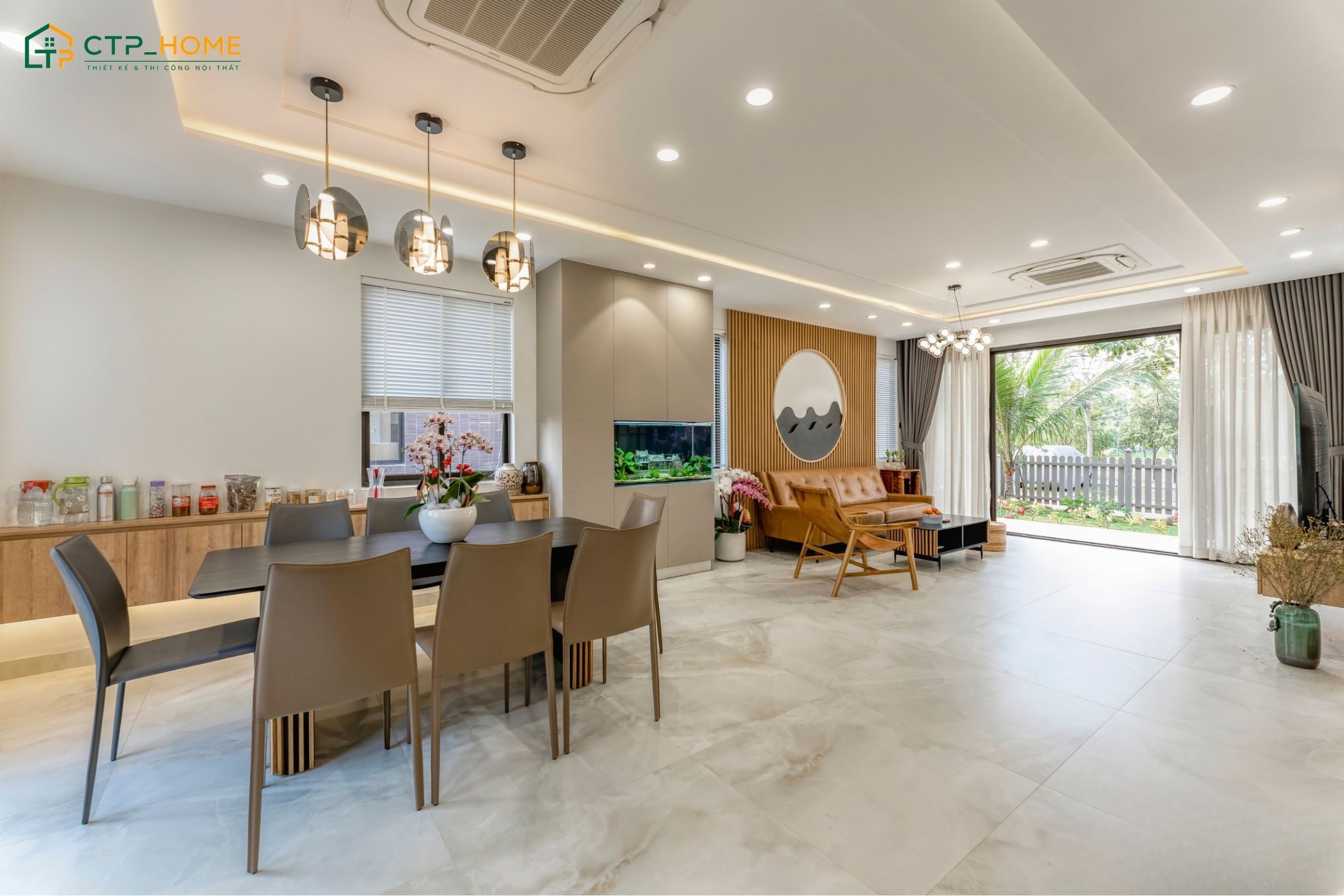 Bộ bàn ăn 7 ghế bằng gỗ công nghiệp có chất lượng tốt