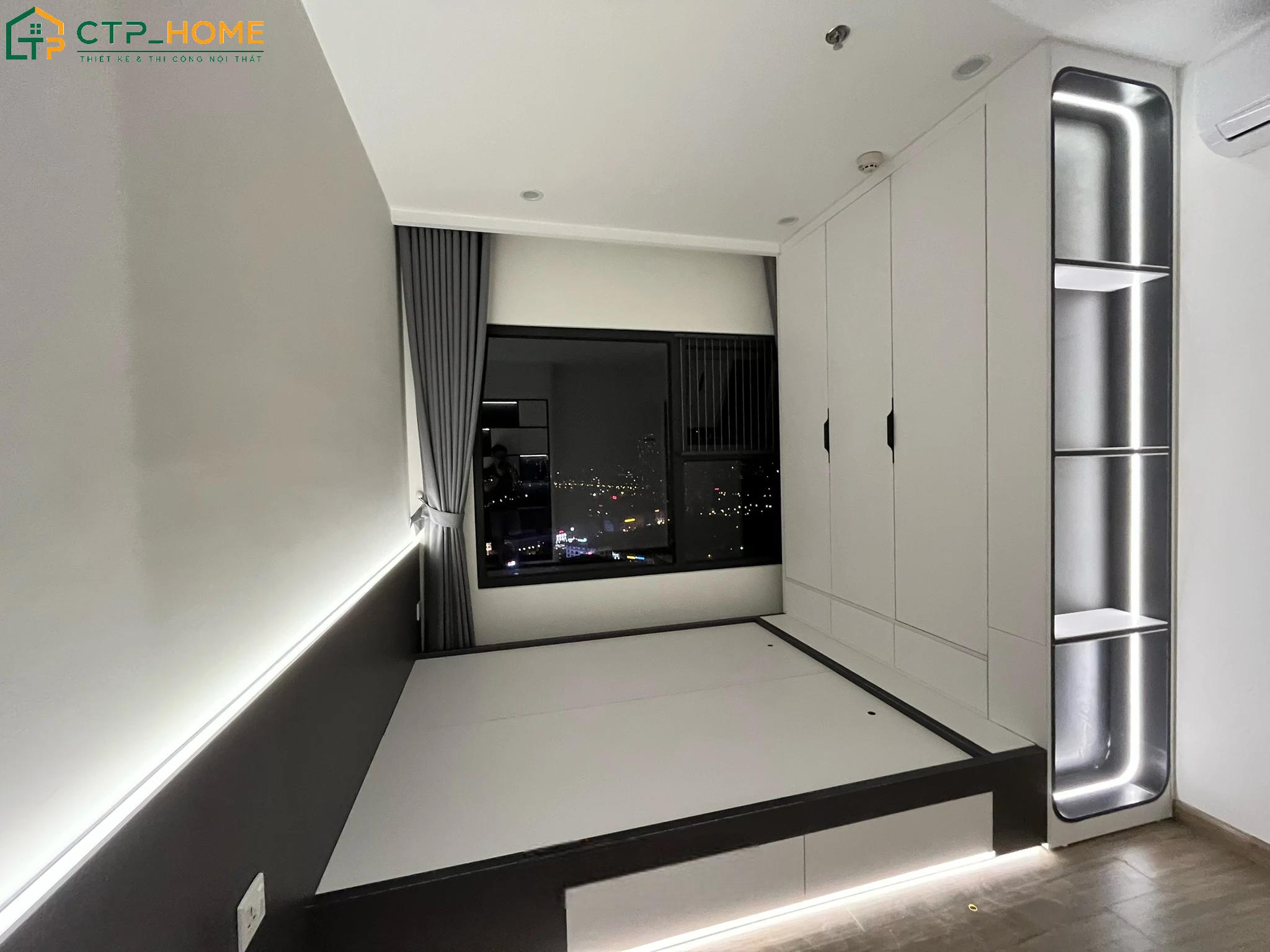 Giường ngủ được thi công chắc chắn sẽ đảm bảo độ bền lâu dài khi sử dụng