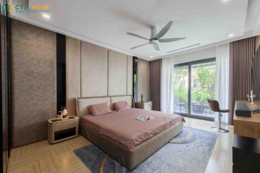 Hạng mục nội thất được thi công đồng bộ theo phong cách hiện đại, tập chung vào công năng