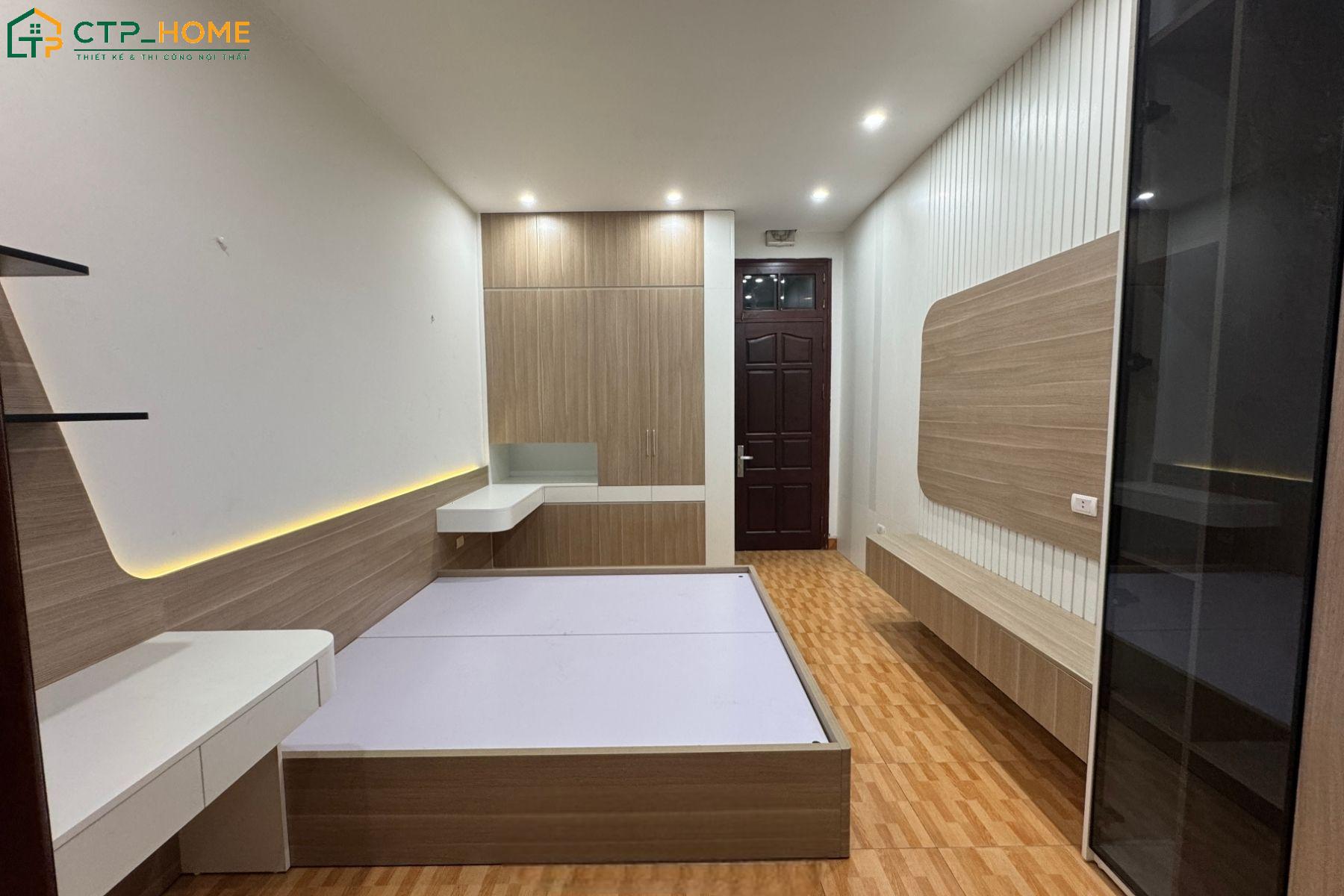 Thi công bộ phòng ngủ bằng gỗ công nghiệp giúp tối ưu chi phí đầu tư