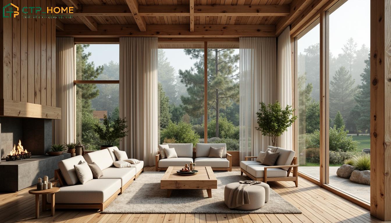 Mẫu thiết kế nội thất nhà biệt thự Scandinavian với không gian tràn ngập ánh sáng tự nhiên