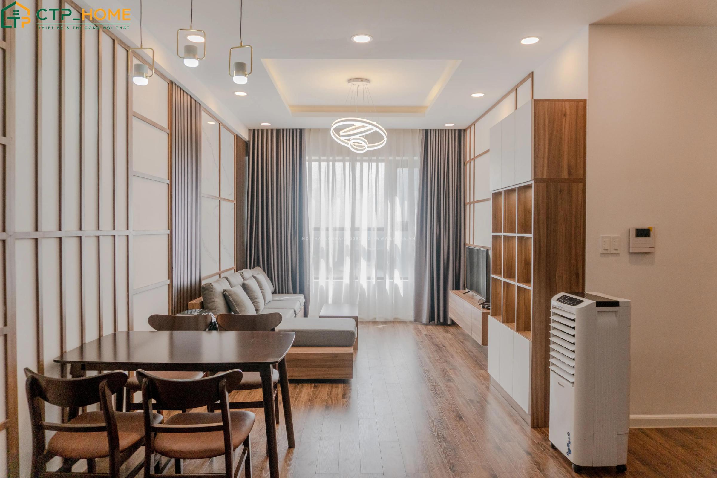 Mẫu thiết kế căn hộ 1 phòng ngủ hiện đại sẽ sử dụng tone màu trung tính làm chủ đạo