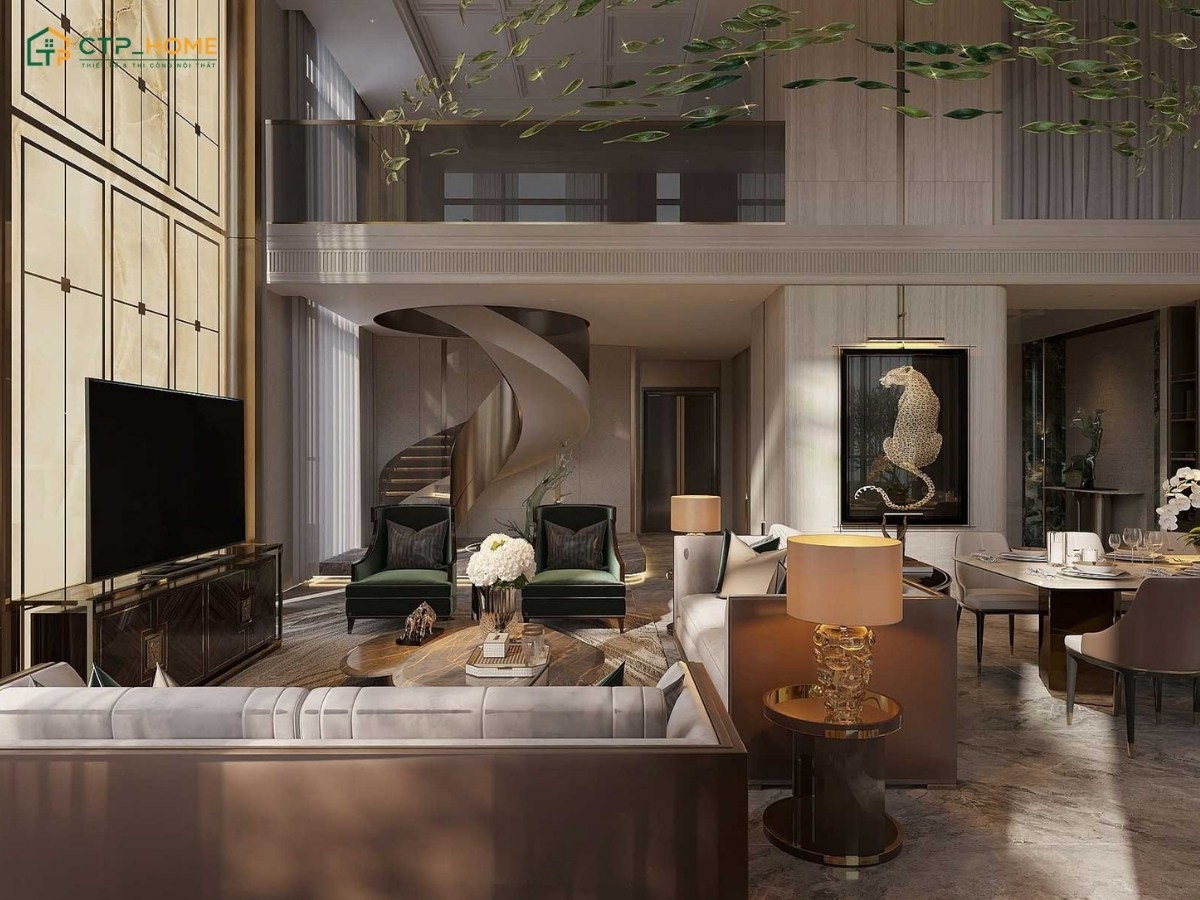 Mẫu thiết kế căn hộ Penthouse nổi bật với vẻ đẹp độc đáo và cực kỳ ấn tượng
