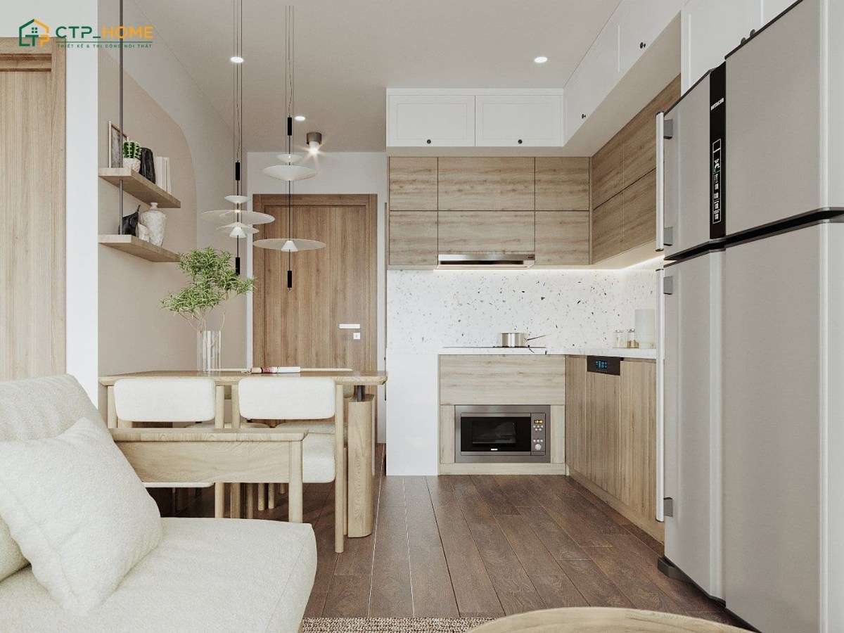 Mẫu thiết kế nội thất căn hộ đẹp và tối ưu sẽ giúp tiết kiệm chi phí thi công