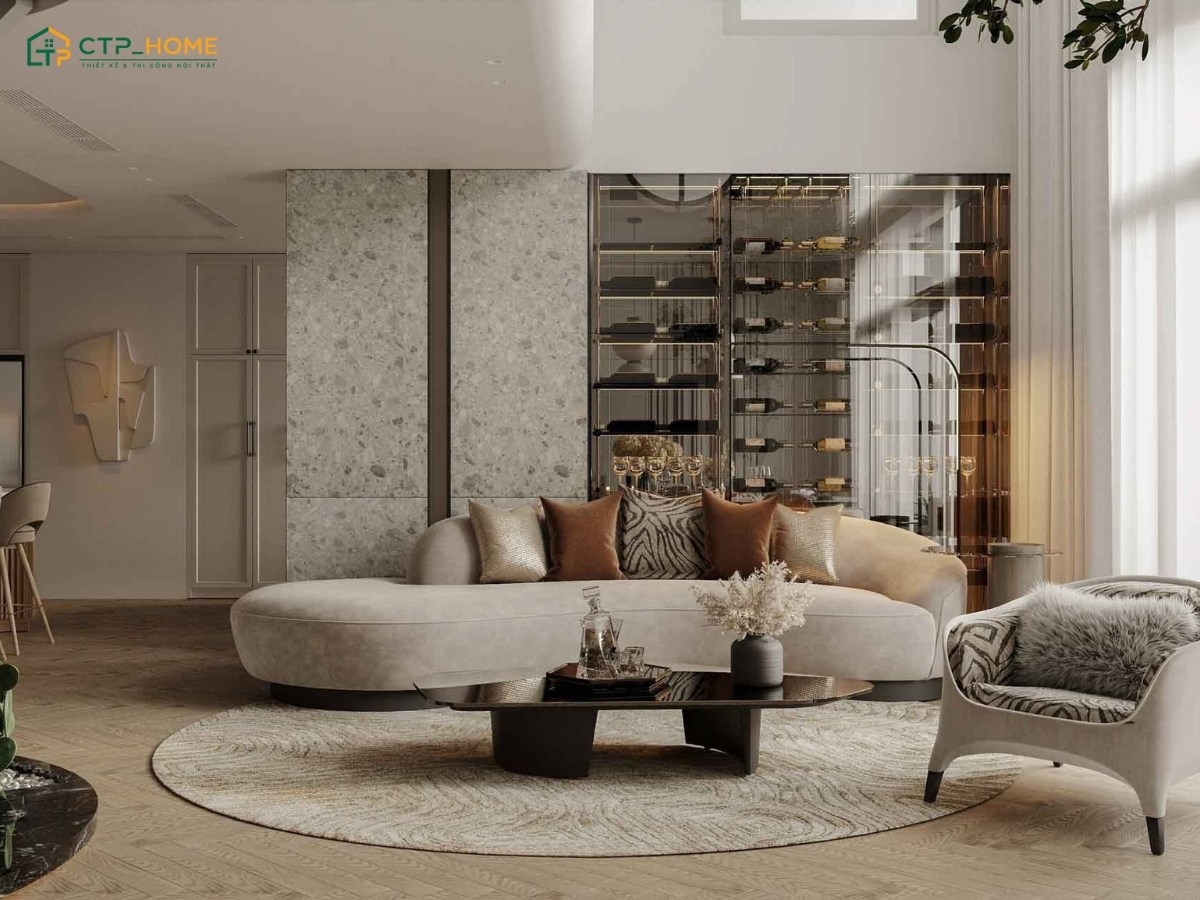 Mẫu thiết kế nội thất chung cư cao cấp theo kiểu Duplex vô cùng sang trọng và ấn tượng