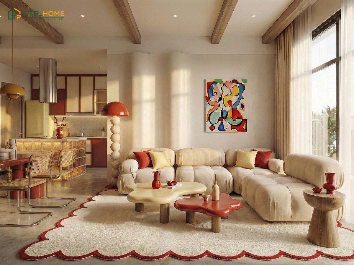 Mẫu thiết kế chung cư cao cấp phong cách Vintage đầy hoài niệm