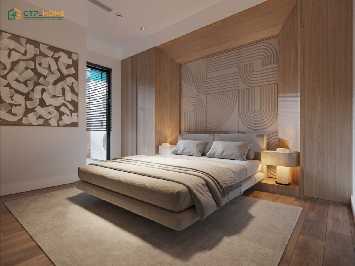 CTP Home trang trí nội thất chung cư của Chị Huyền bằng các vật liệu cao cấp