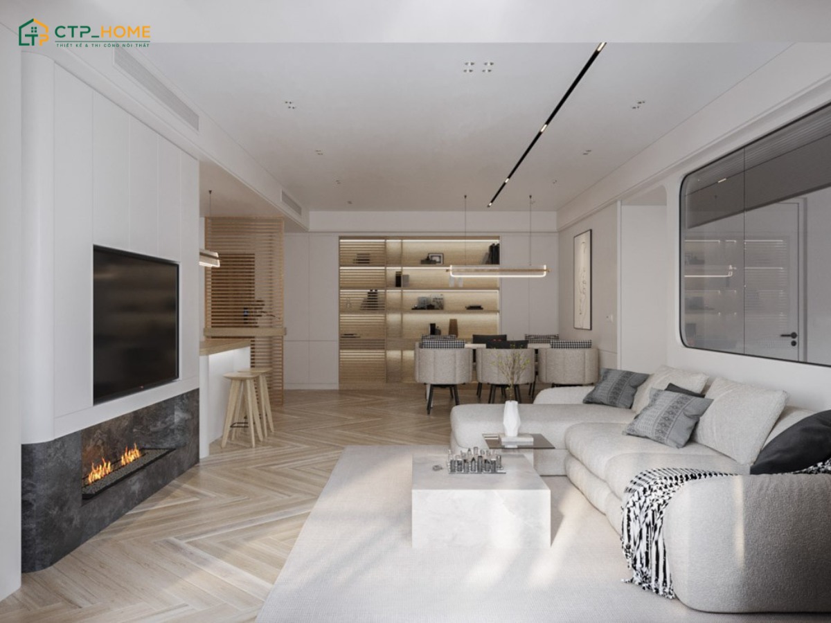 CTP Home lựa chọn vật liệu chất lượng cao và phù hợp với xu hướng thiết kế chung cư hiện đại