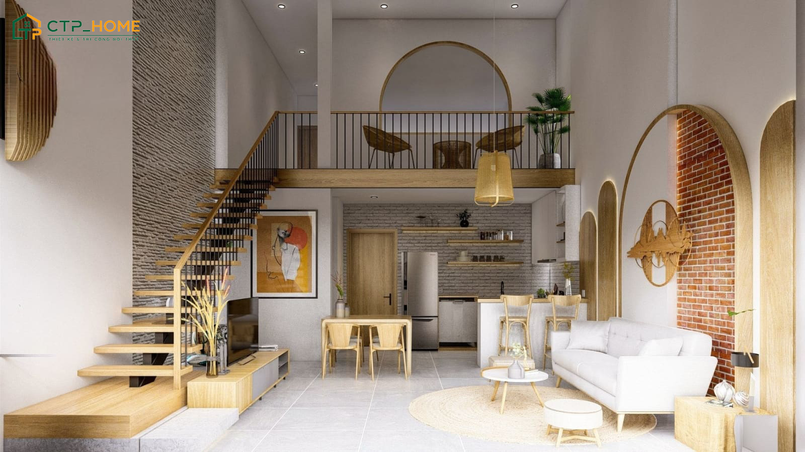 Phù hợp với các phong cách thiết kế nội thất có sự tối giản như hiện đại, Minimalism