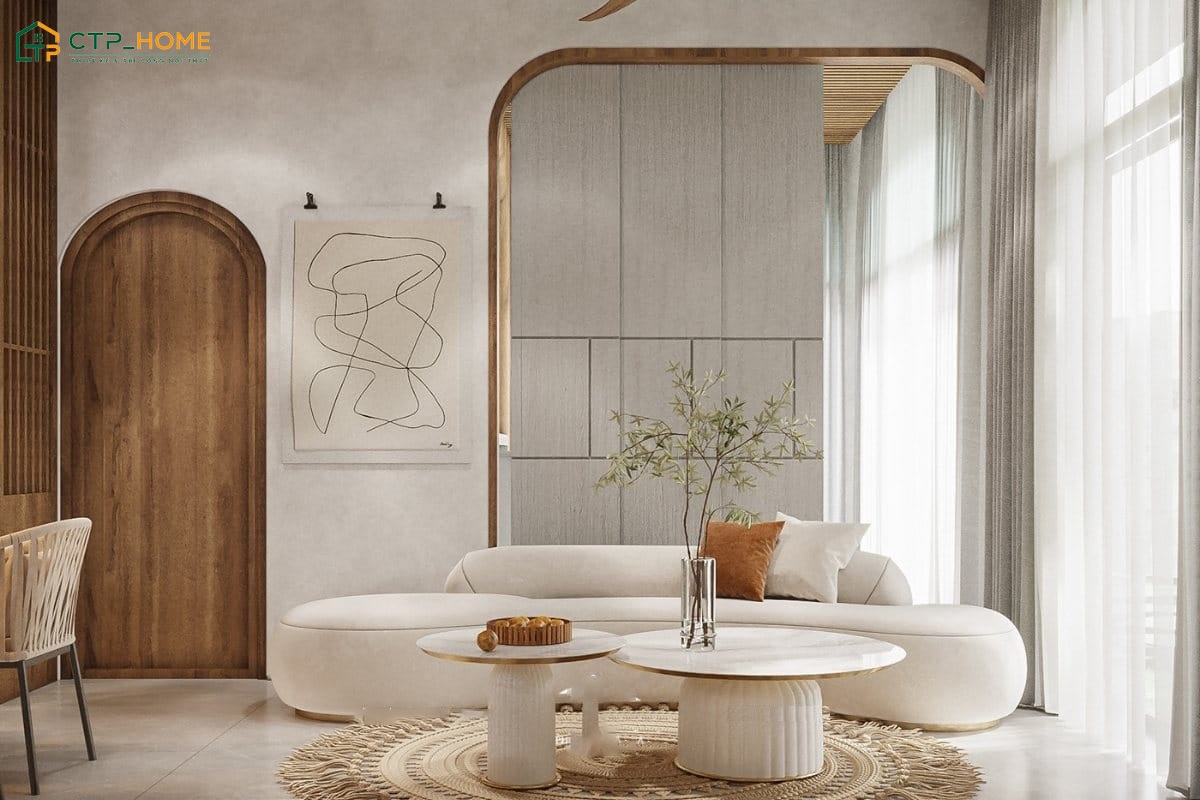 Mẫu dự án thiết kế trang trí nội thất nhà cấp 4 đơn giản do CTP Home thực hiện