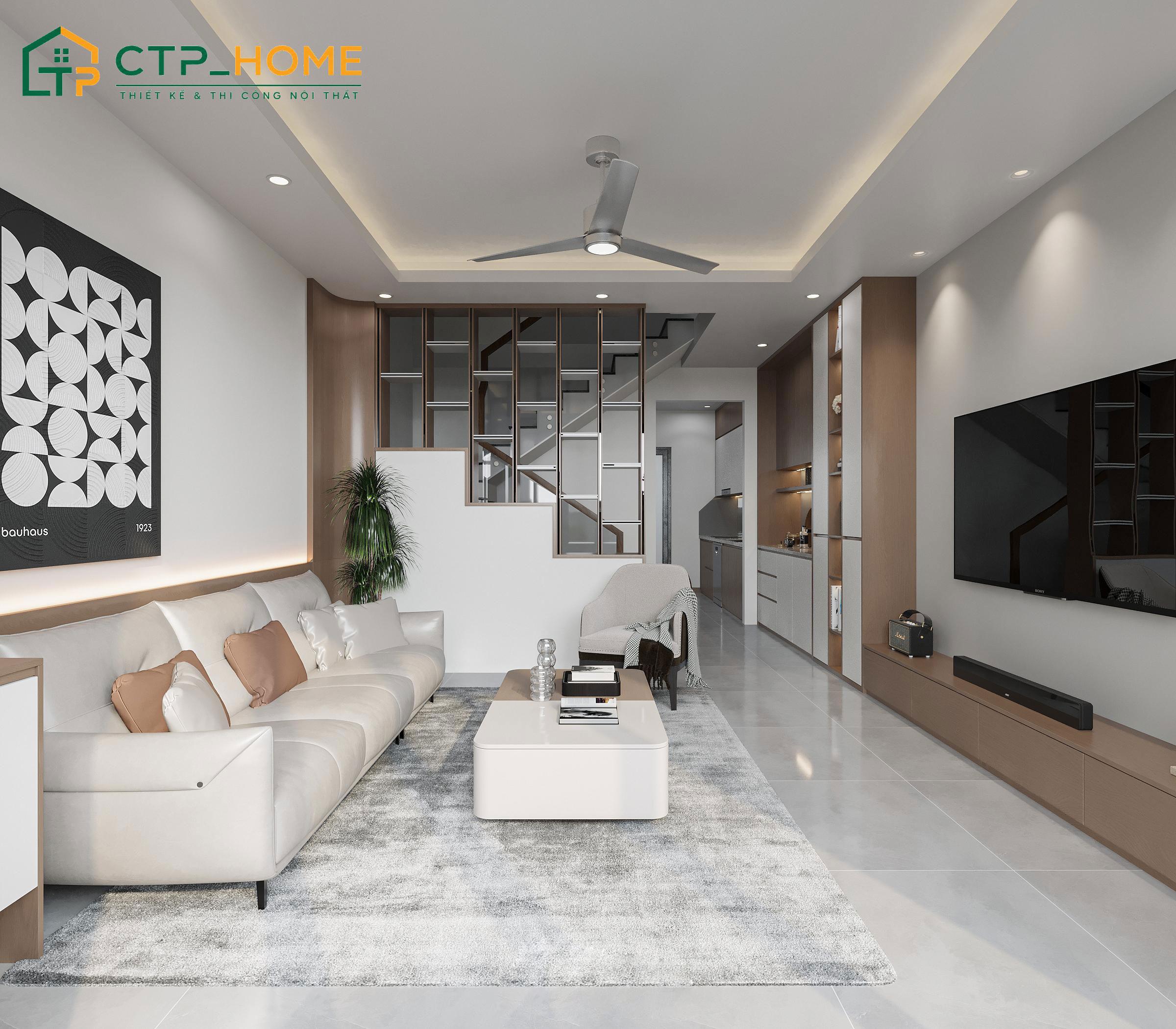 Mẫu thiết kế nội thất nhà ống 3m mặt tiền tối ưu không gian bằng xu hướng thiết kế mở