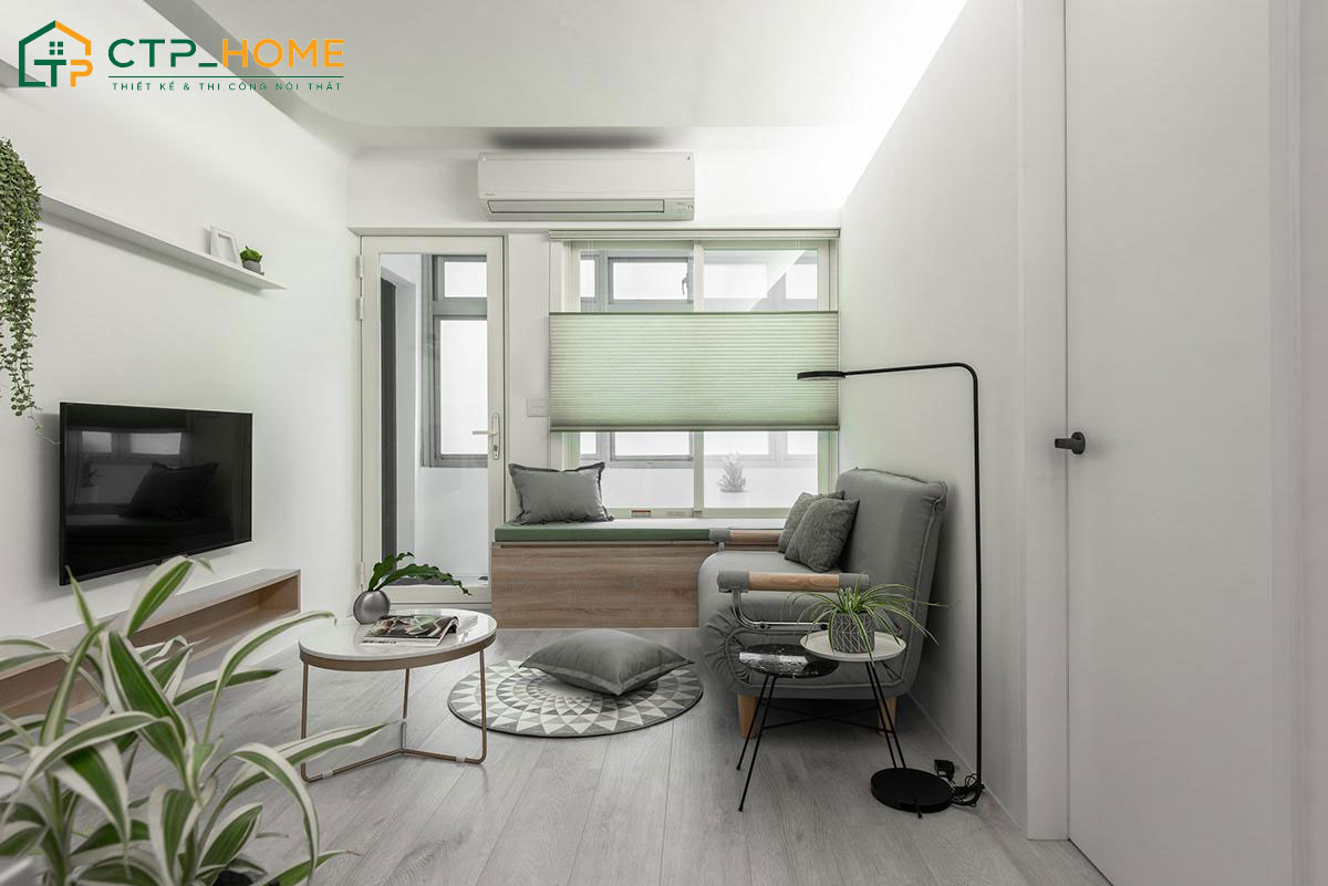 Mẫu trang trí nội thất nhà ống 3m mặt tiền với nội thất thông minh giúp tăng diện tích sử dụng
