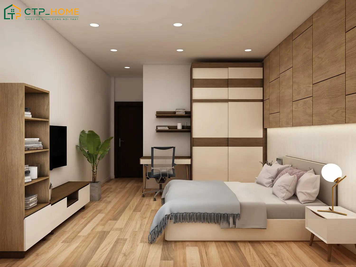 Cây xanh nên được bố trí trong nhà ống để đem lại không khí trong lành hơn