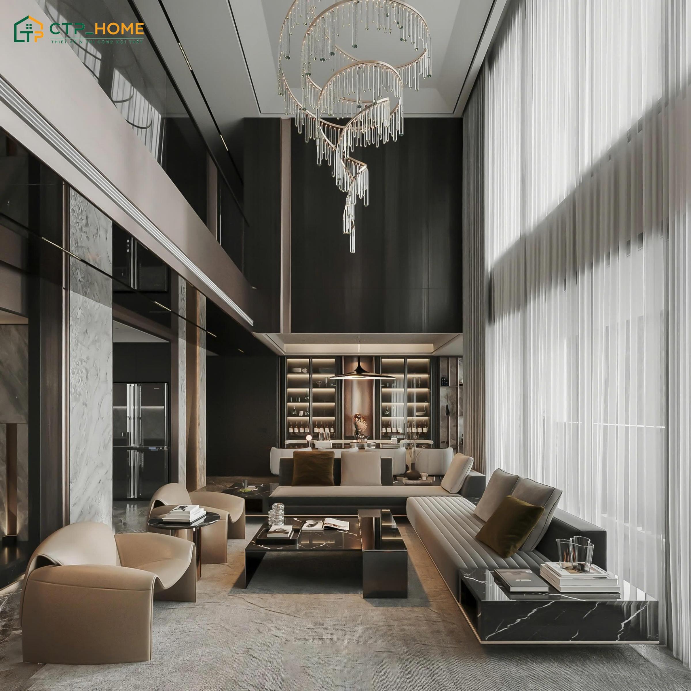 Sử dụng nội thất thông minh giúp cho căn hộ Penthouse trở nên hiện đại và tiện nghi hơn