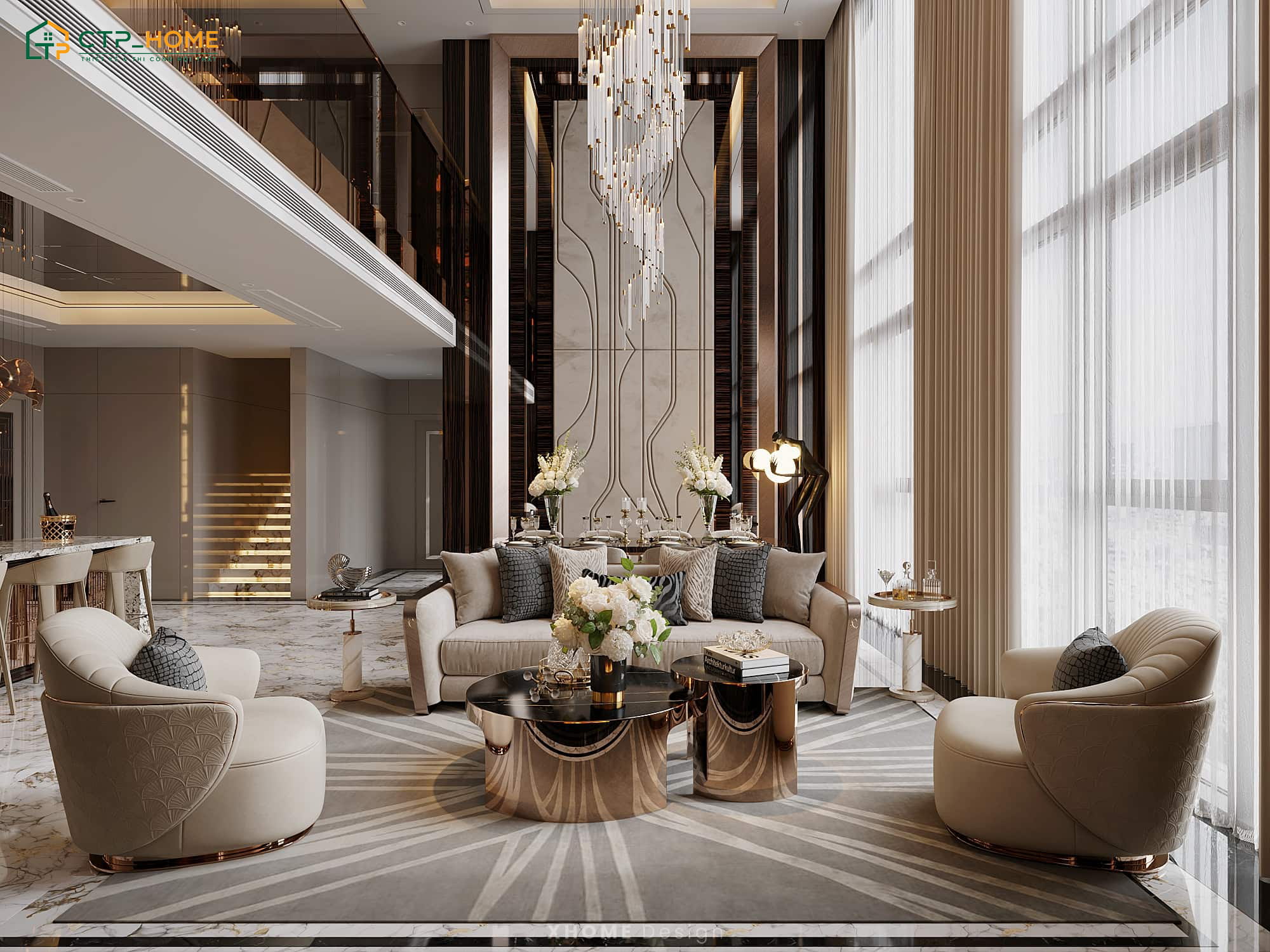 Các căn hộ Penthouse thường nằm ở vị trí đắc địa giúp thuận tiện cho việc di chuyển
