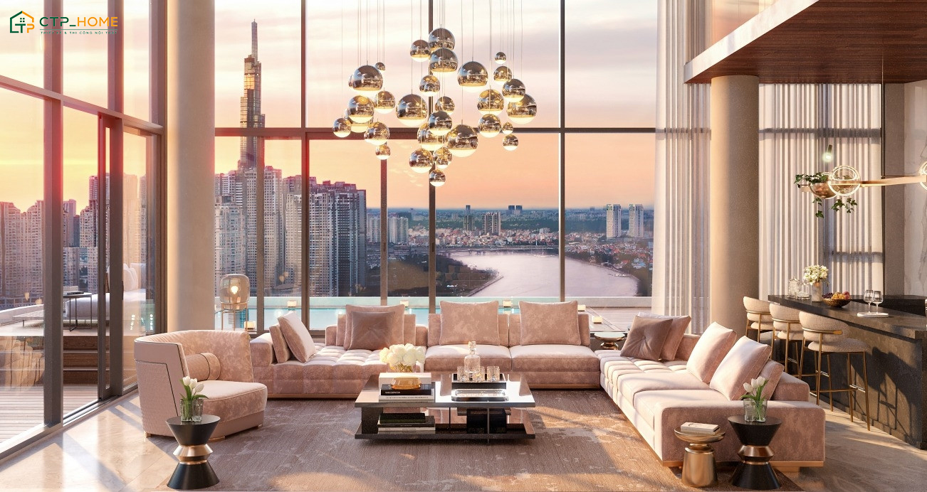 CTP Home là đơn vị thiết kế và thi công nội thất Penthouse có độ uy tín cao