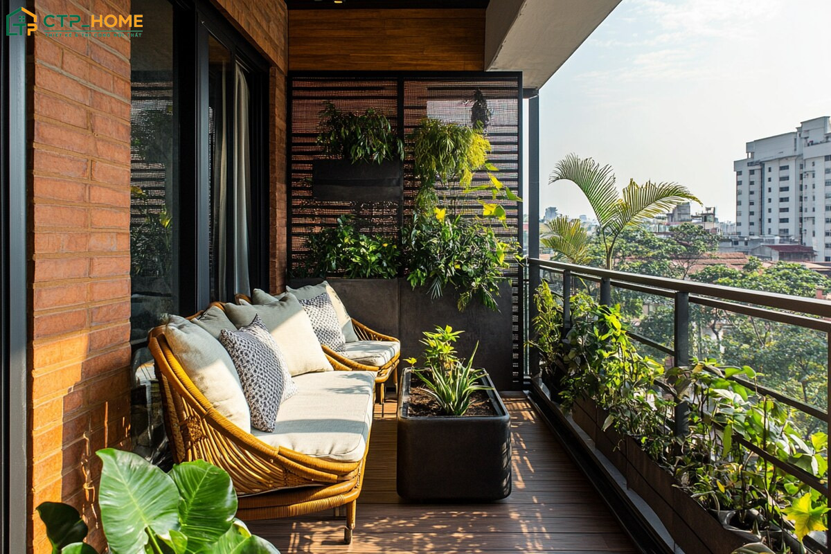 Các tone màu như xám, đen và nâu sẽ được kết hợp hài hòa với nhau để tạo nên vẻ đẹp cá tính đậm chất Industrial