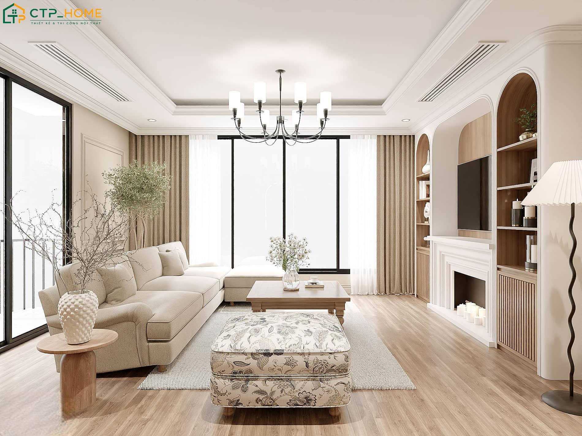 Thiết kế chiều cao trần phù hợp sẽ giúp đáp ứng đầy đủ các yếu tố về phong thủy